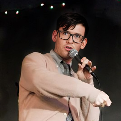 Moshe Kasher performing in one of his stand-up shows.